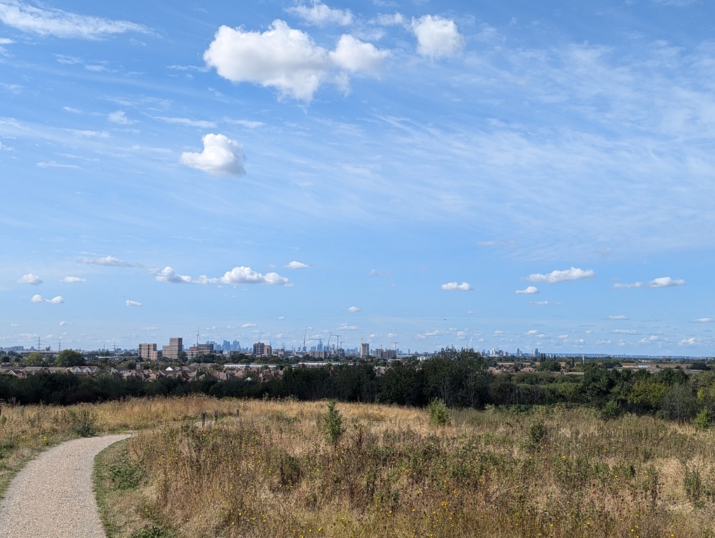 View form Ingrebourne Hill