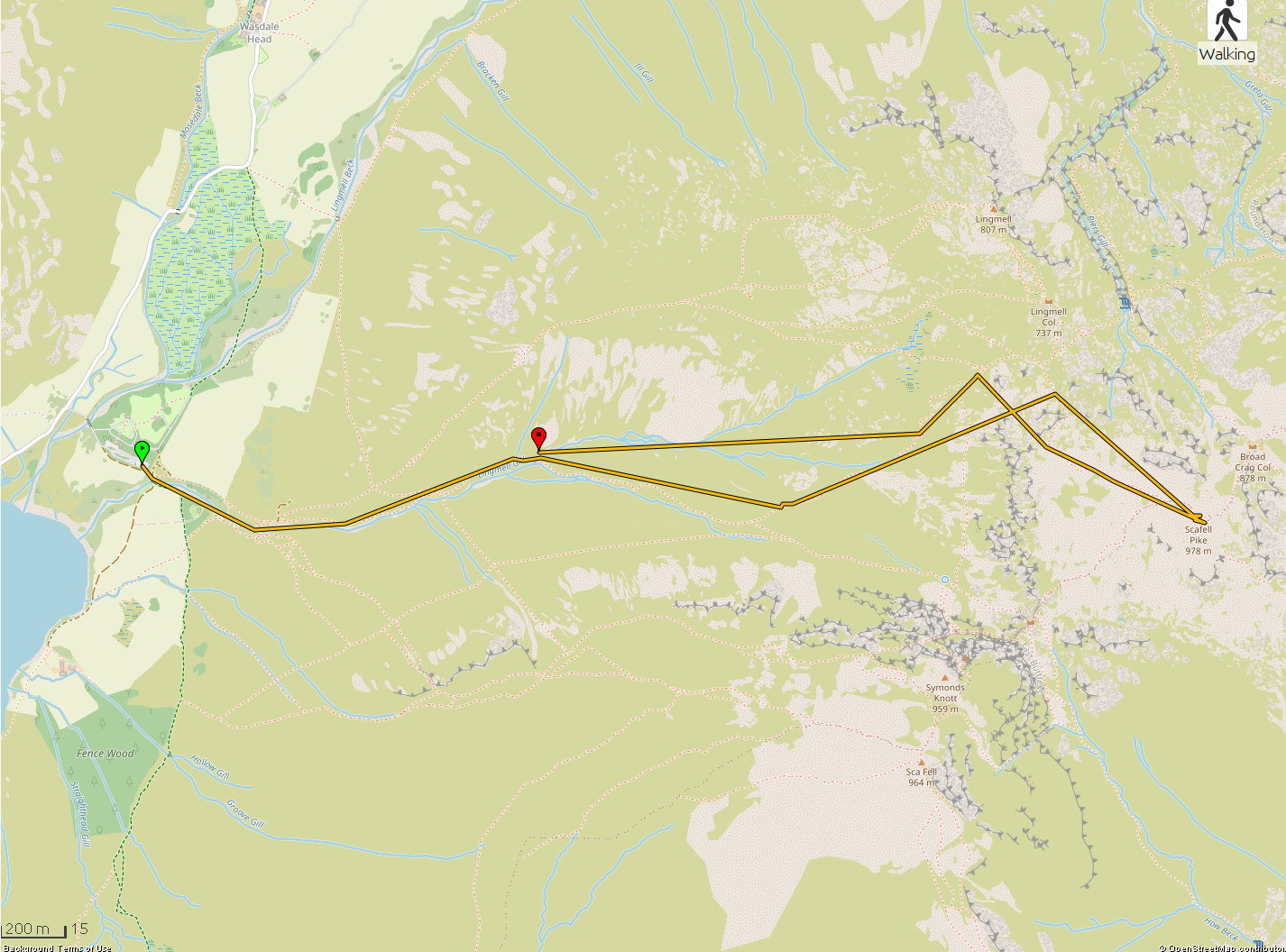 Scafell Pike route