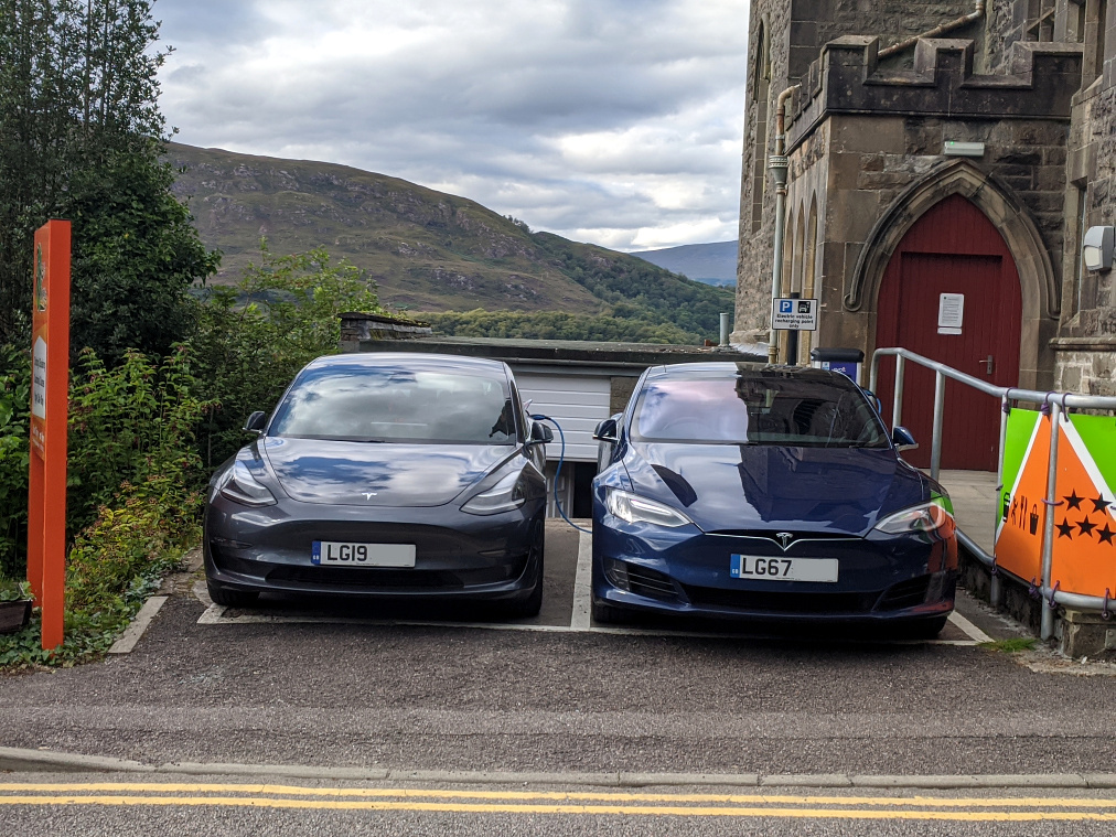 Tight charging spot at Fort William